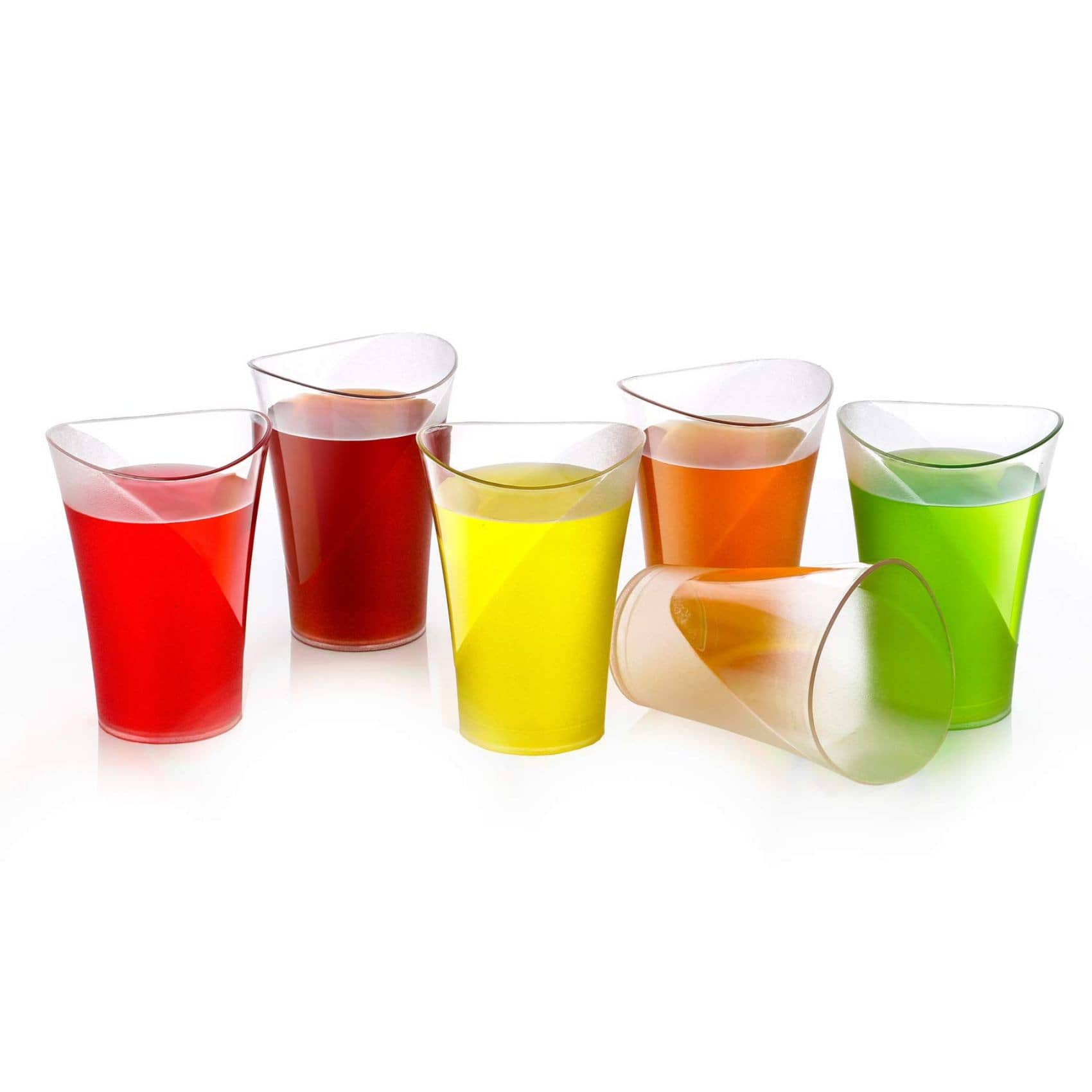 NCMART - Glass Glasses Set 250 ml ( Pack of 6 )