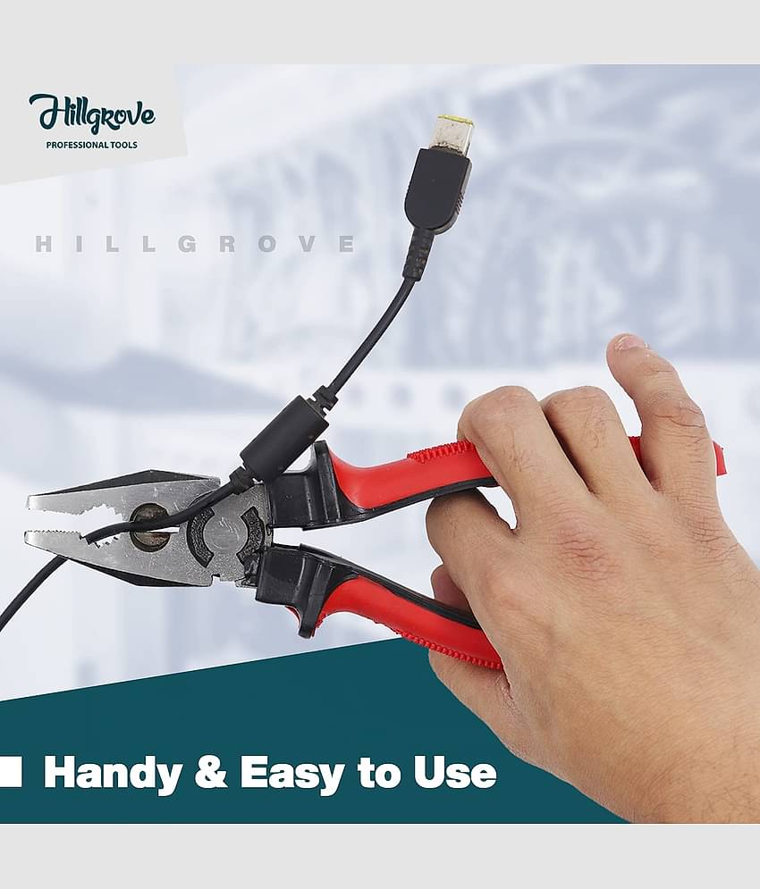 Aldeco 8"inch Heavy Duty Grip Multipurpose Combination Pilash Plier Hand Tools Lineman Plier (Length : 8 inch).