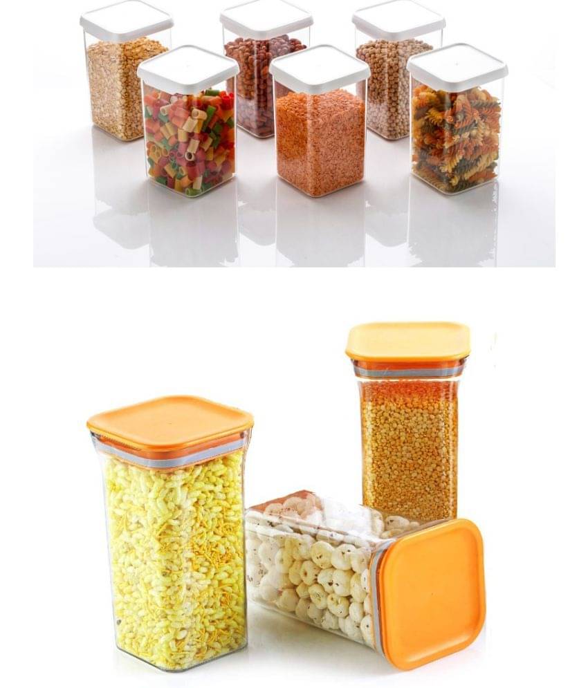     			Analog kitchenware - Polyproplene Multicolor Food Container ( Set of 9 - 1100 )
