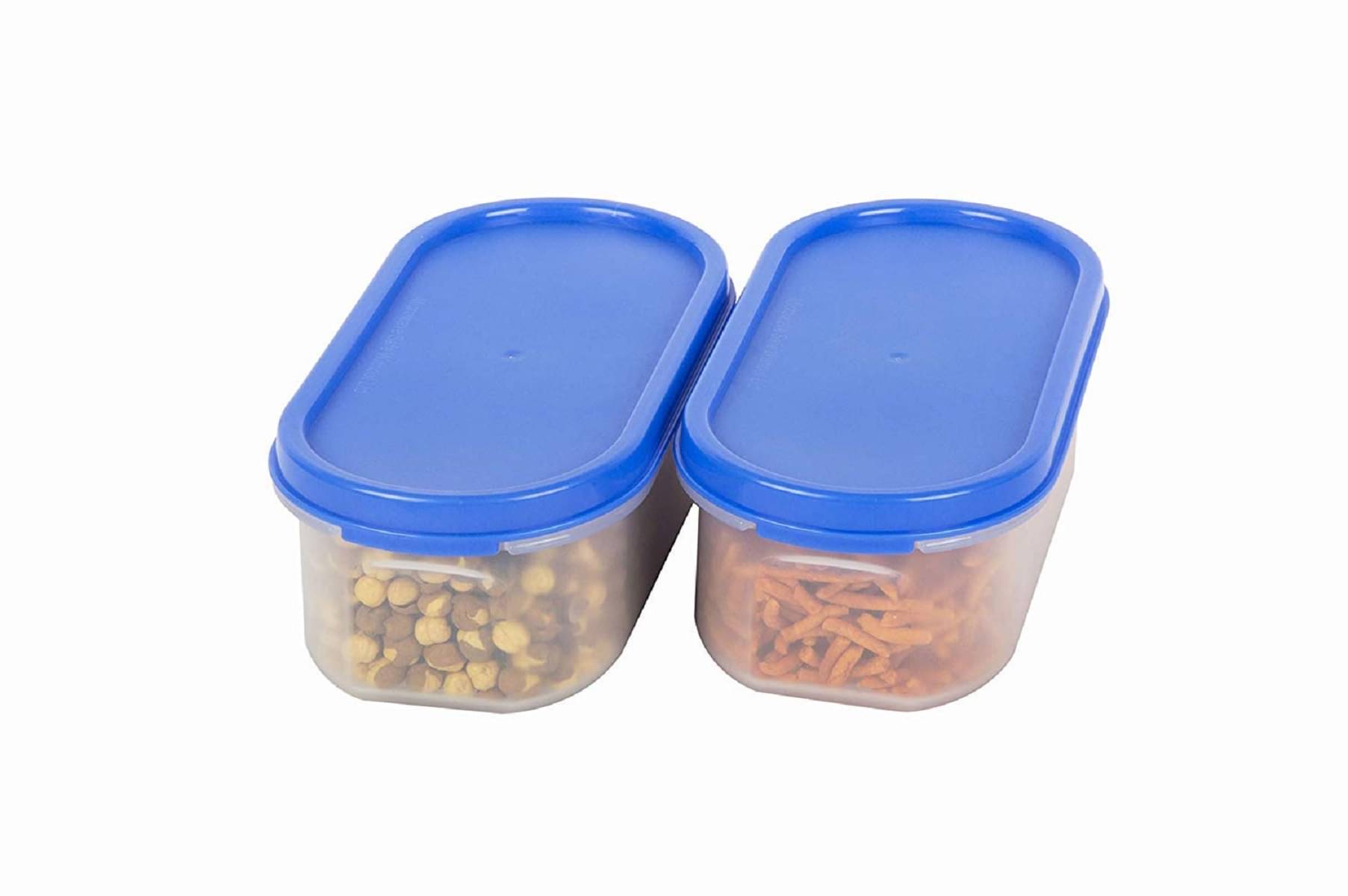 Analog kitchenware - Polyproplene Navy Blue Food Container ( Set of 2 - 500 ) Analog kitchenware - Polyproplene Navy Blue Food Container ( Set of 2 - 500 )