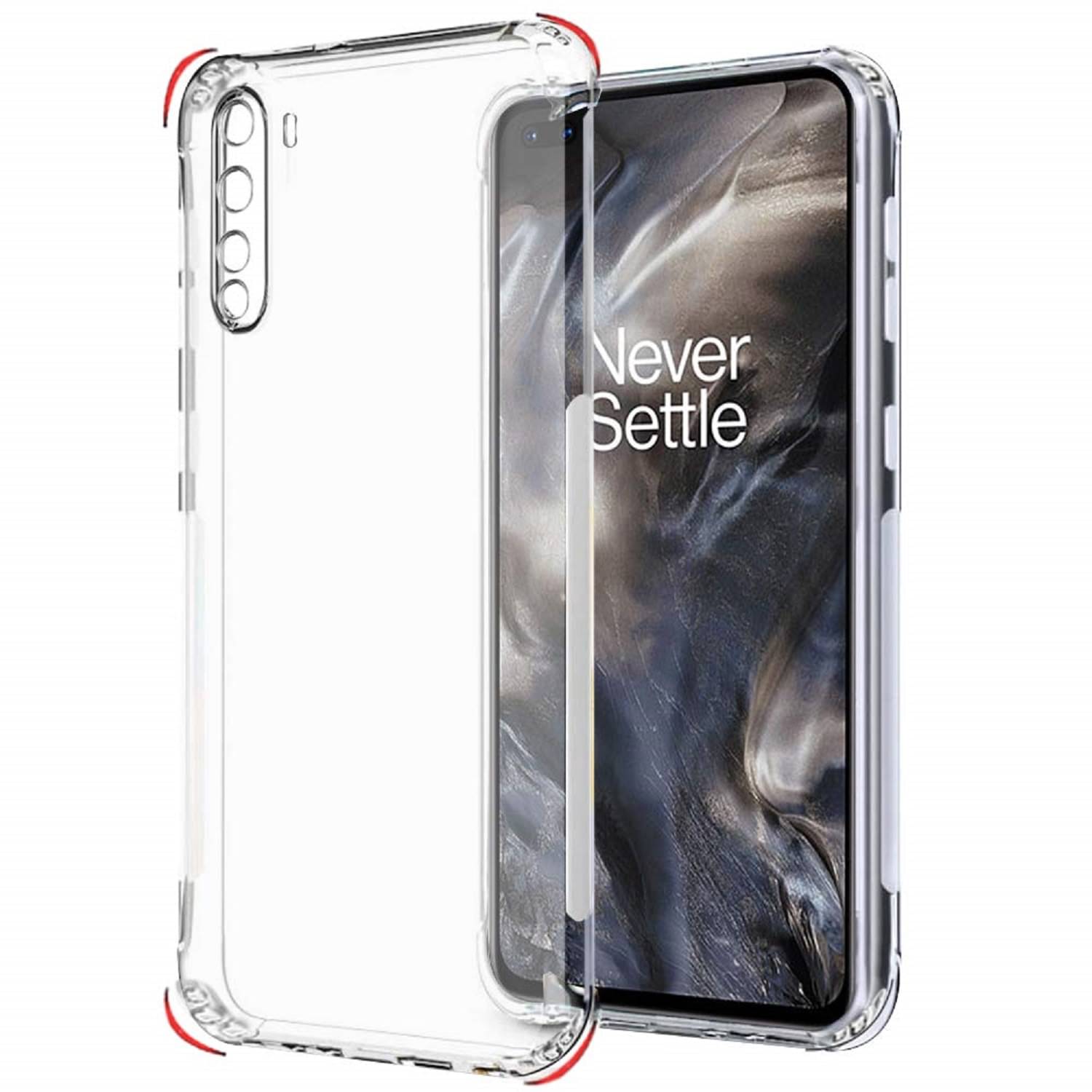 Case Vault Covers - Transparent Silicon Silicon Soft cases Compatible For OnePlus Nord ( Pack of 1 )     			Case Vault Covers - Transparent Silicon Silicon Soft cases Compatible For OnePlus Nord ( Pack of 1 )