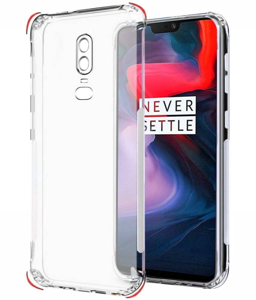 Case Vault Covers - Transparent Silicon Silicon Soft cases Compatible For OnePlus 6 ( Pack of 1 ) Case Vault Covers - Transparent Silicon Silicon Soft cases Compatible For OnePlus 6 ( Pack of 1 )
