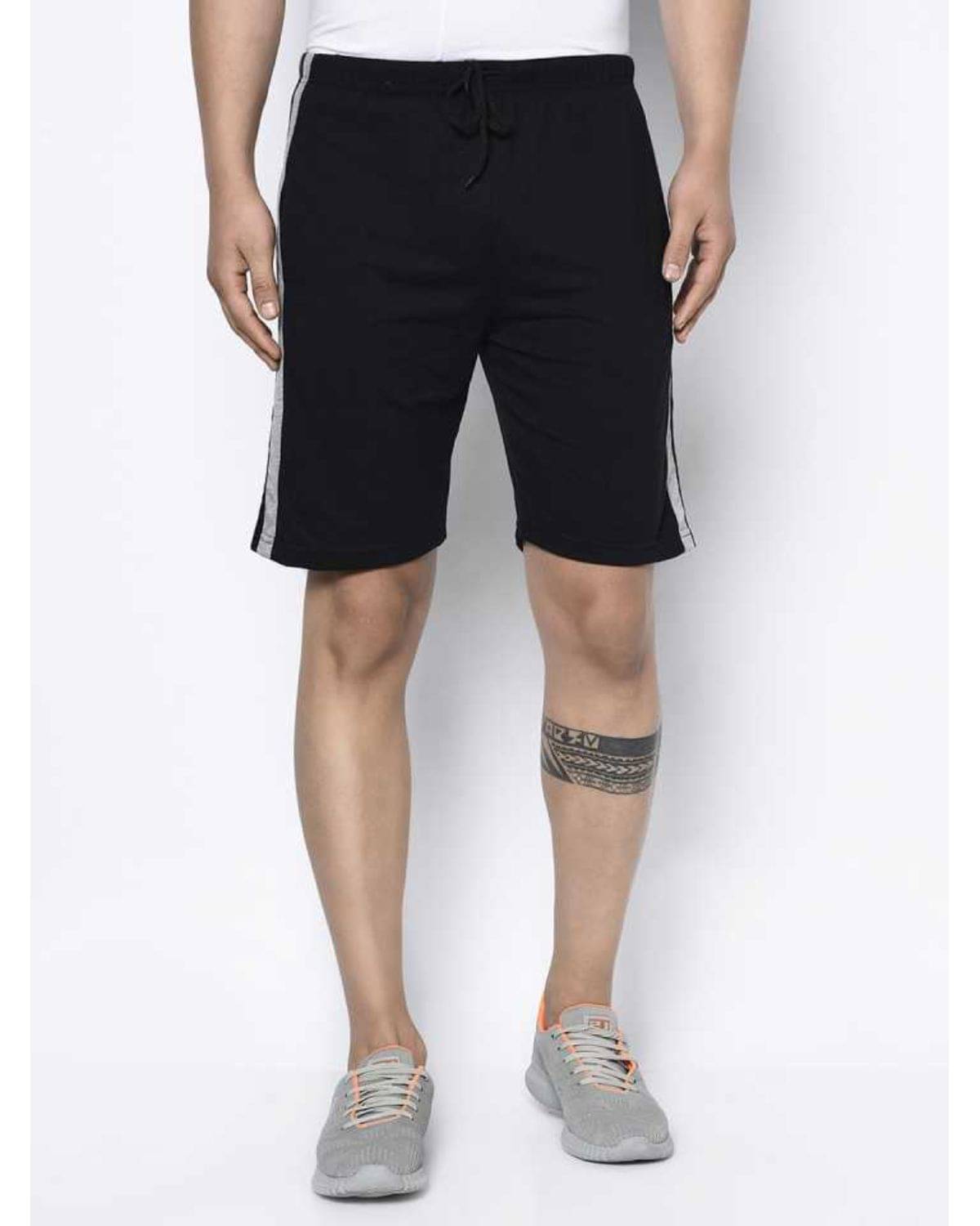 Glito - Black Cotton Blend Men's Shorts ( Pack of 1 ) Glito - Black Cotton Blend Men's Shorts ( Pack of 1 )