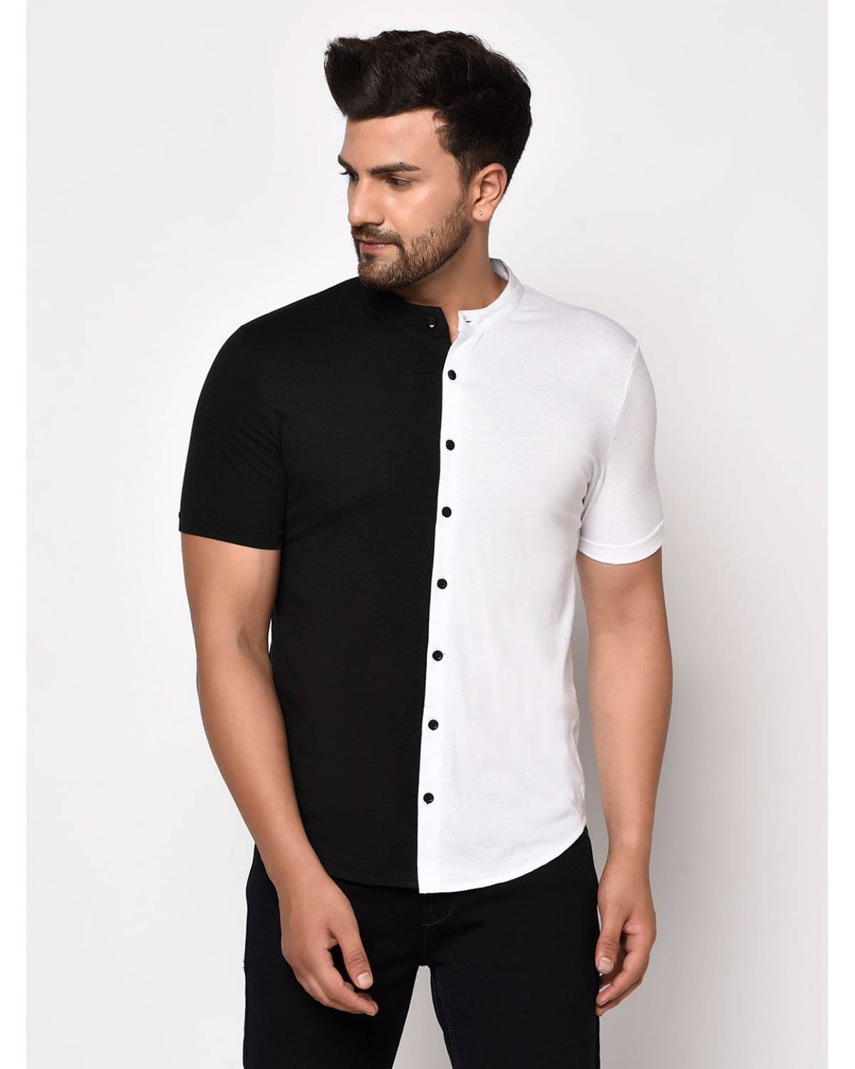    			Glito - Black Cotton Blend Regular Fit Men's Casual Shirt ( Pack of 1 )