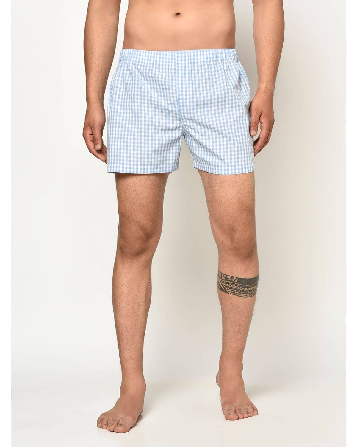     			Glito Pack of 1 Cotton Boxers For Men's ( Blue )