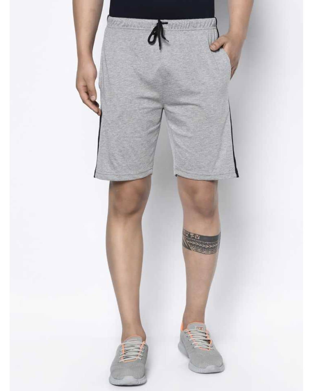 Glito - Grey Cotton Blend Men's Shorts ( Pack of 1 ) - Shorts | Buy online on ZillyBuy