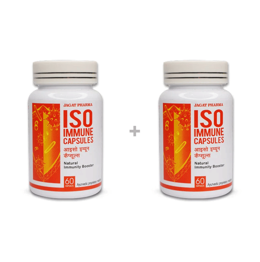     			Jagat Pharma ISO Immune Capsules 60 no.s (Pack of 2)