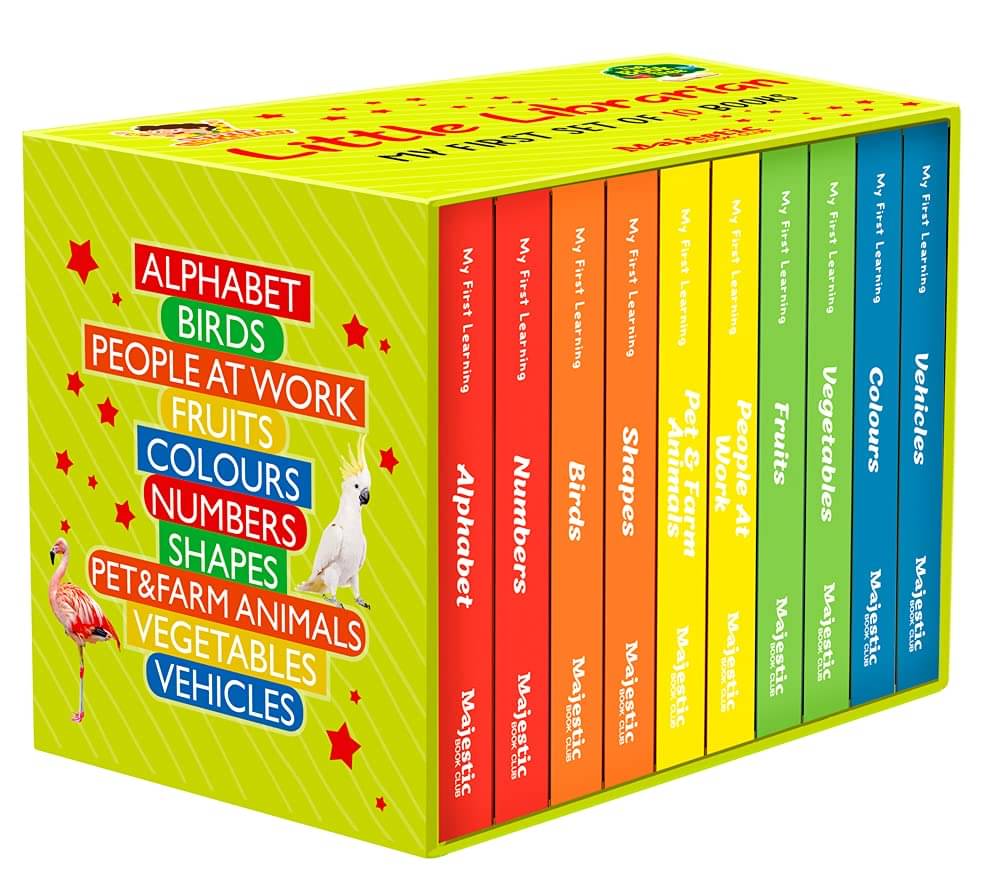     			My First Little Librarian: Boxset of 10 Best Board Books for Kids [Board book]