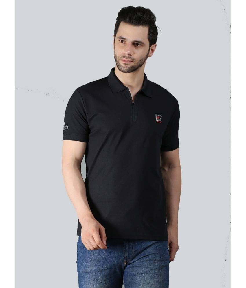 NEXGEN CLUB Pack of 1 Polyester Regular Fit Solid Half Sleeves Men's Polo T Shirt ( Black ) NEXGEN CLUB Pack of 1 Polyester Regular Fit Solid Half Sleeves Men's Polo T Shirt ( Black )