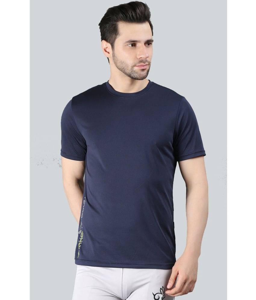NEXGEN CLUB Pack of 1 Polyester Regular Fit Men's T-Shirt ( Navy ) NEXGEN CLUB Pack of 1 Polyester Regular Fit Men's T-Shirt ( Navy )