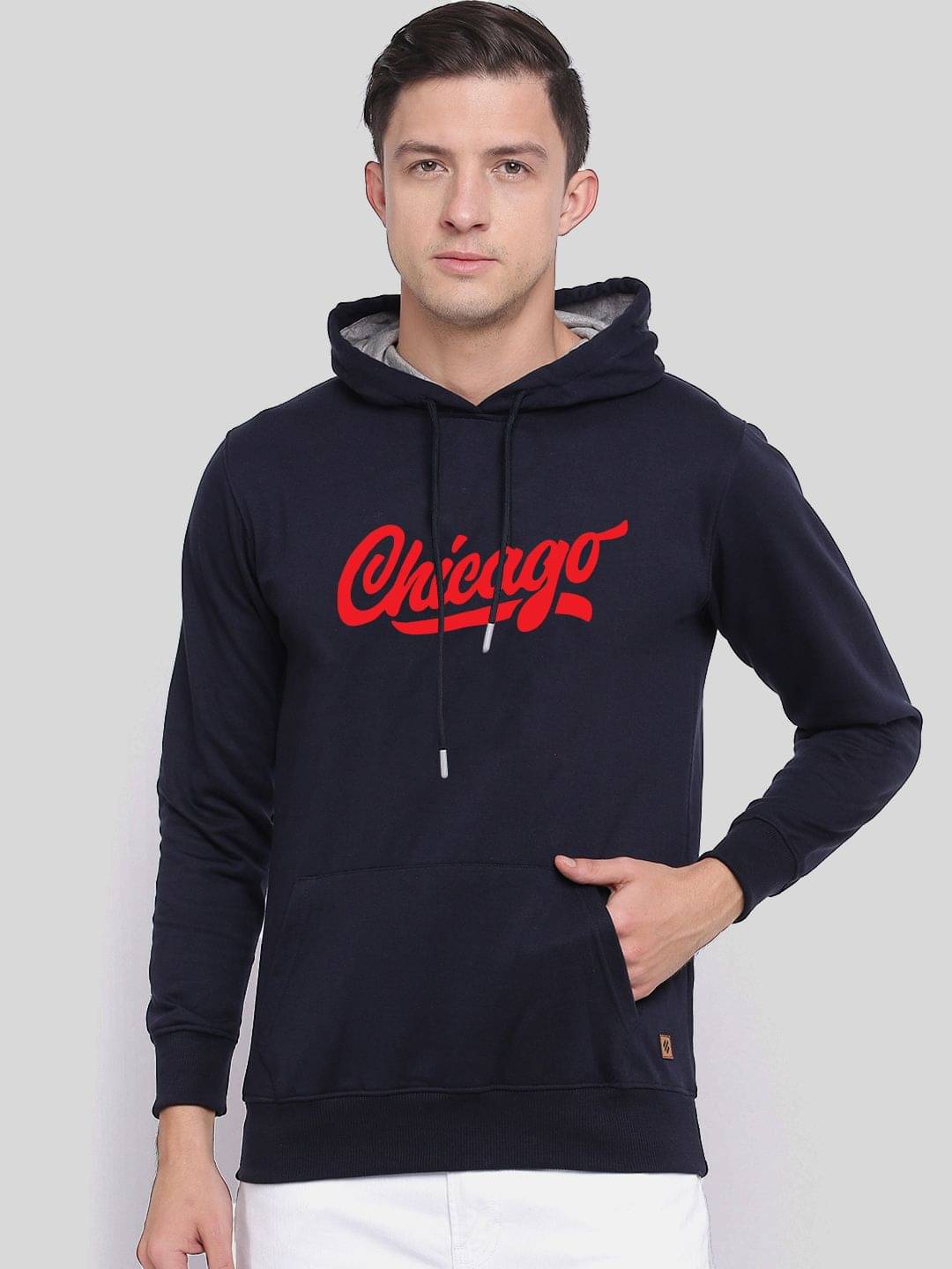 ONN - Navy Blue Cotton Blend Regular Fit Men's Sweatshirt ( Pack of 1 ) ONN - Navy Blue Cotton Blend Regular Fit Men's Sweatshirt ( Pack of 1 )