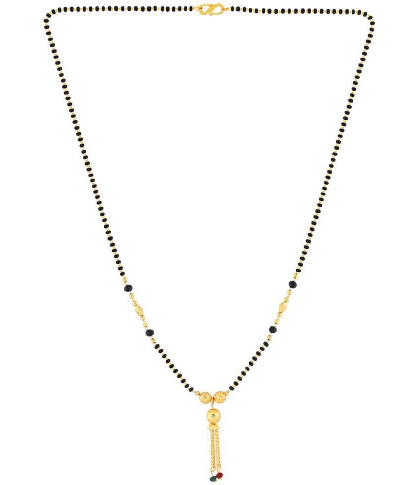     			Silver Shine - Golden Mangalsutra ( Pack of 1 )