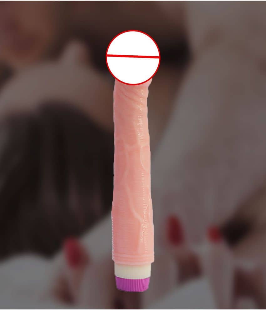Adam - 9" Long XL Realistic Life Like Thick Strong Vibrating IPX7 Waterproof Dildo Vibrator For Women Men - Pink