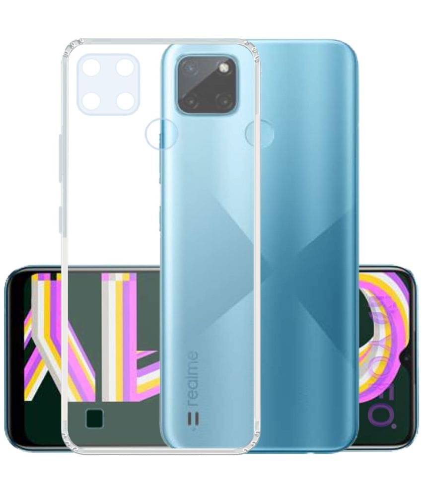 Case Vault Covers - Transparent Silicon Silicon Soft cases Compatible For Realme C25Y ( Pack of 1 ) Case Vault Covers - Transparent Silicon Silicon Soft cases Compatible For Realme C25Y ( Pack of 1 )
