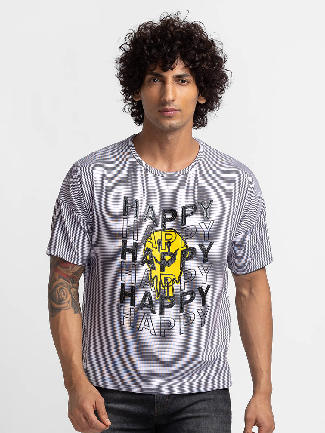     			Globus - Grey Cotton Regular Fit Men's T-Shirt ( Pack of 1 )