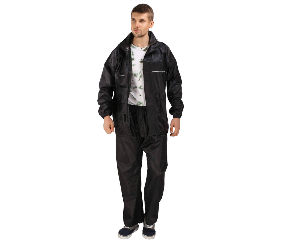 Goodluck Raincoat Set - Navy