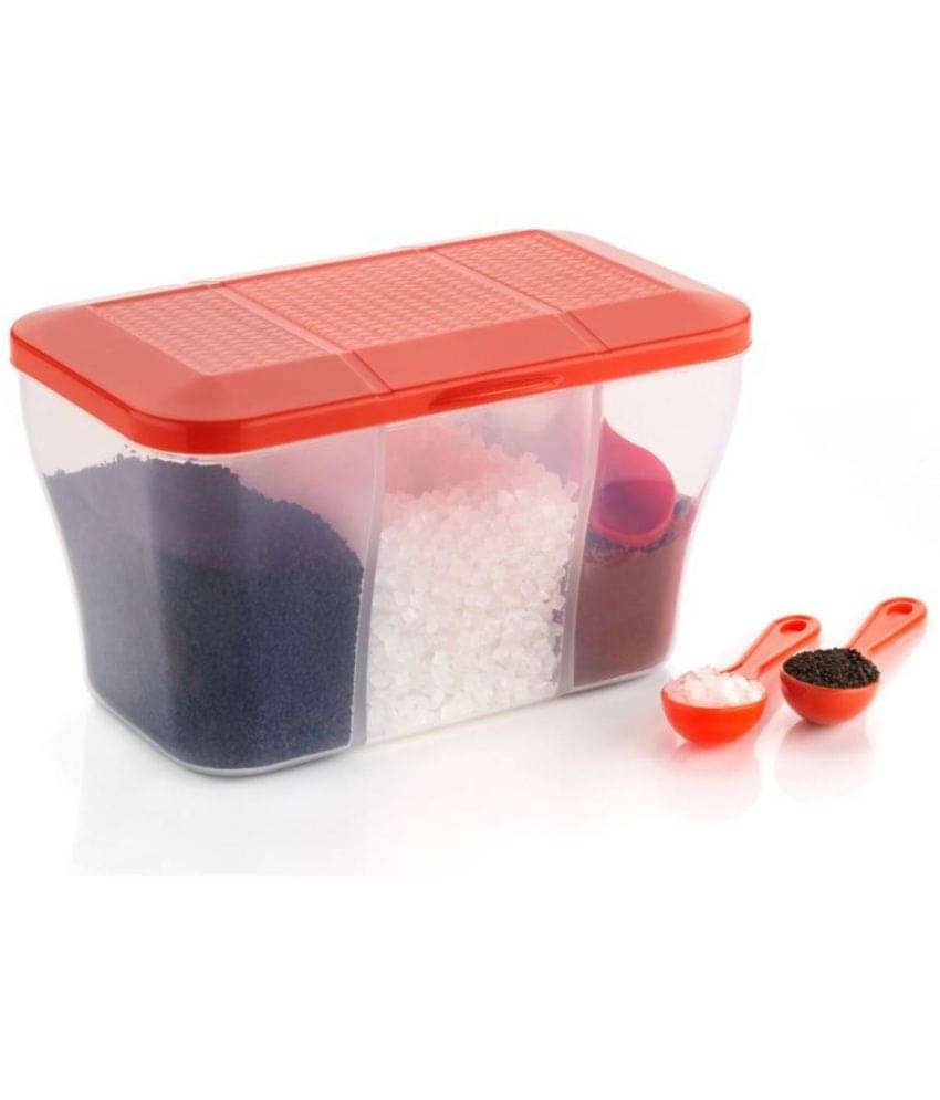     			iview kitchenware - Polyproplene Red Pickle Container ( Set of 1 - 1100 )
