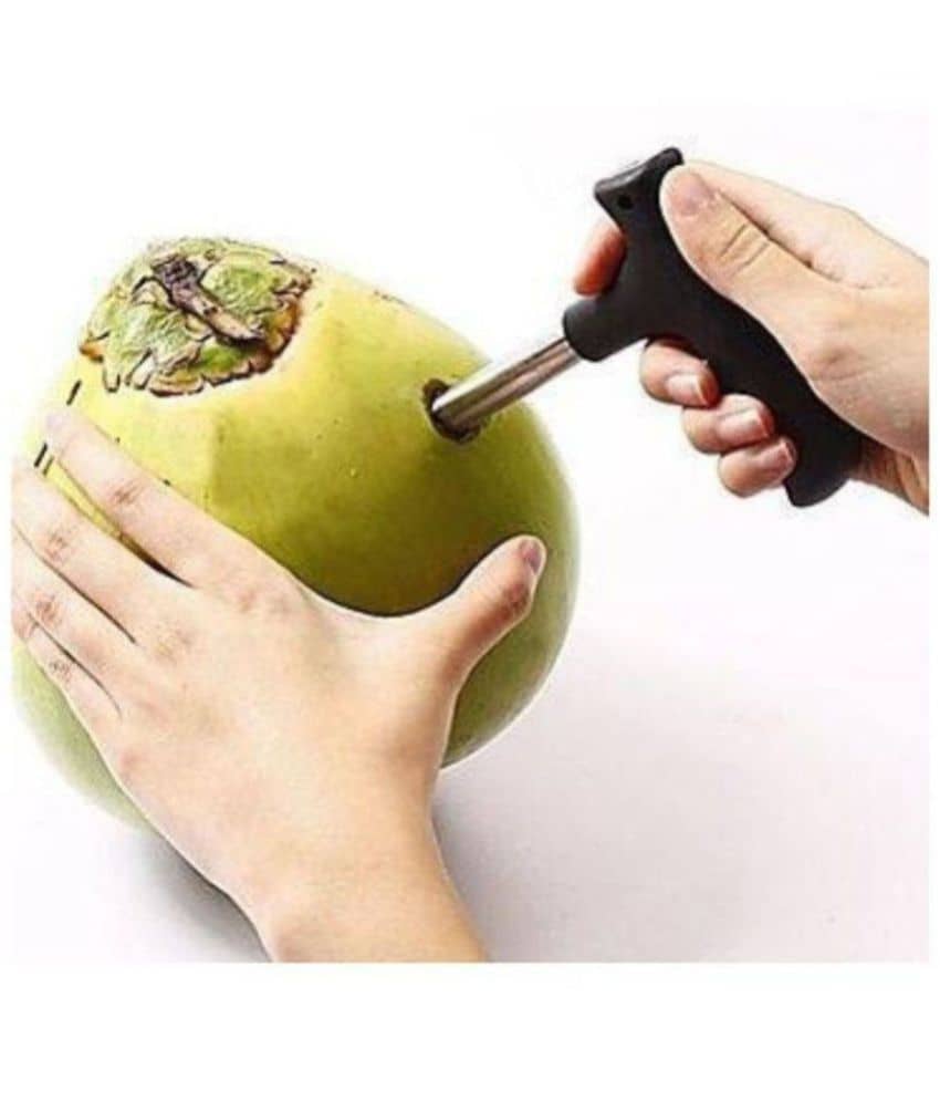 iview kitchenware - Silver Carbon Steel Coconut Peeler ( Pack of 1 )