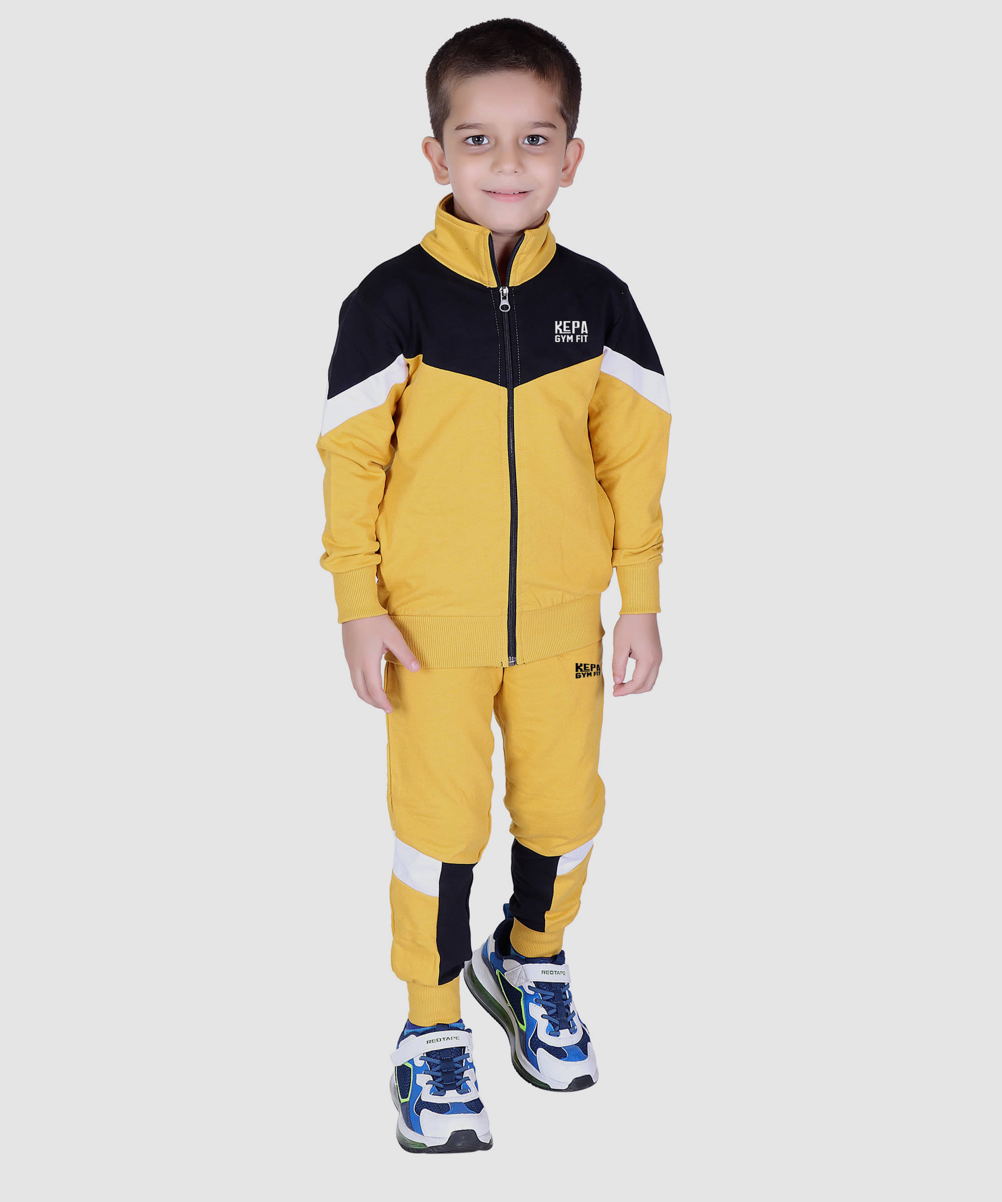     			Kepa Colorblock Full Sleeve Tracksuits For Boys SweatShirt Jacket With Jogger