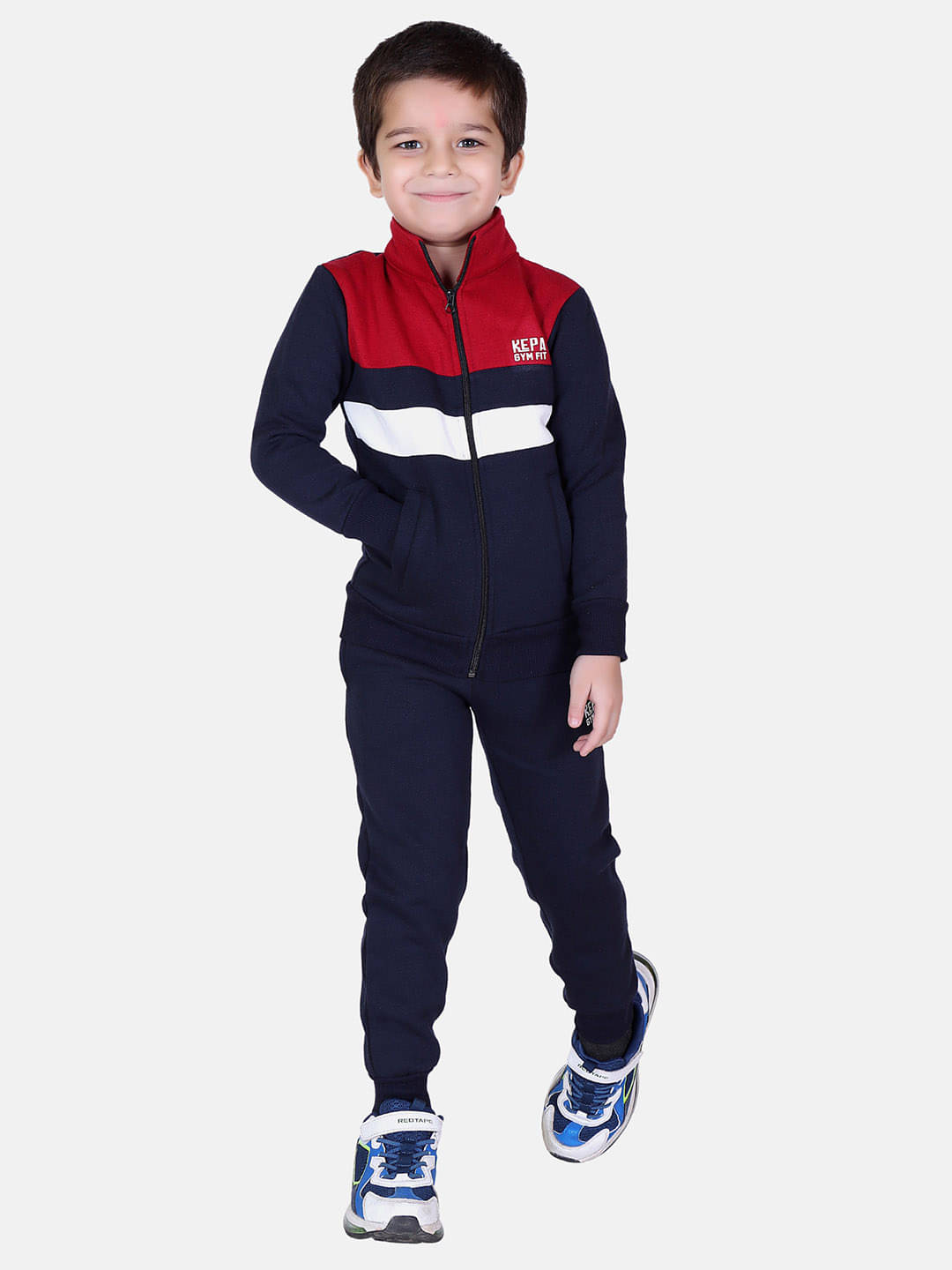Kepa Colorblock Full Sleeve Tracksuits For Boys SweatShirt Jacket With Jogger Kepa Colorblock Full Sleeve Tracksuits For Boys SweatShirt Jacket With Jogger
