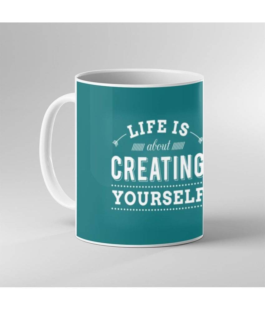     			Keviv - Multi Color Ceramic Coffee Mug ( Pack of 1 )