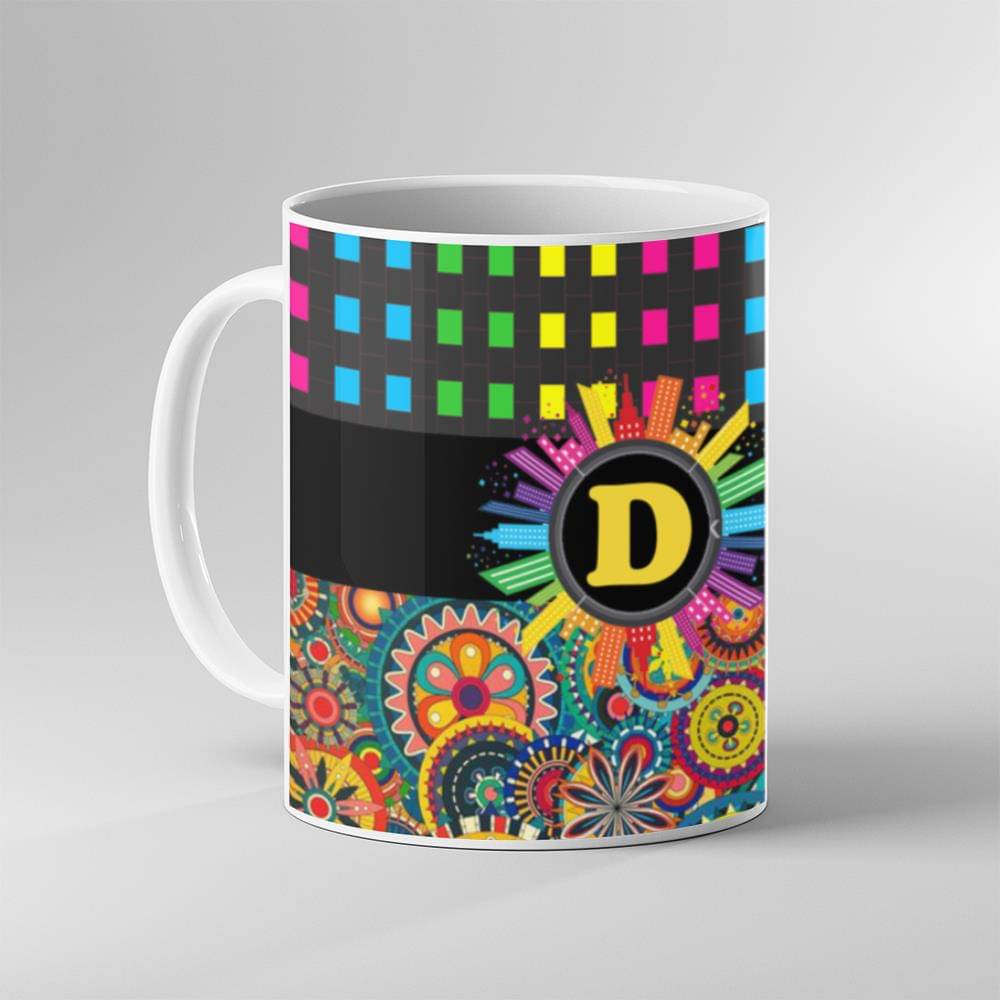     			Keviv - Multi Color Ceramic Coffee Mug ( Pack of 1 )