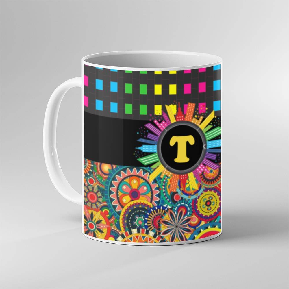     			Keviv - Multi Color Ceramic Coffee Mug ( Pack of 1 )