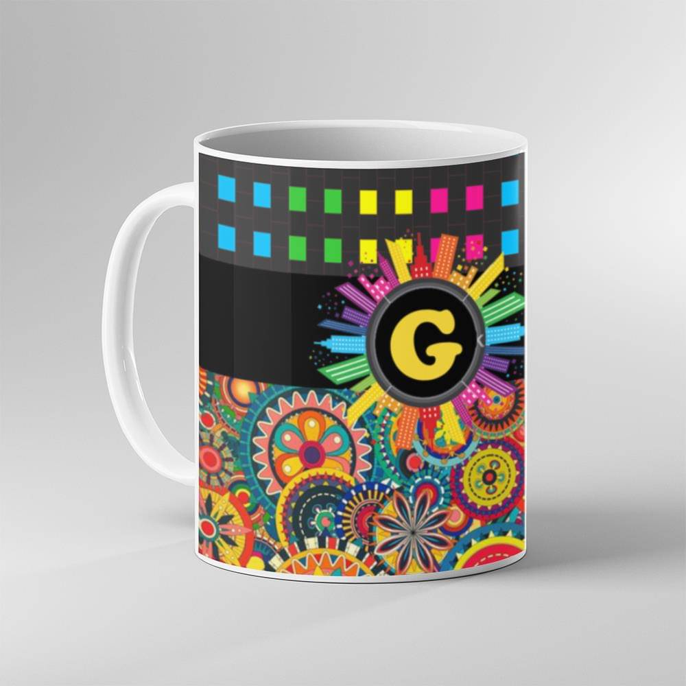     			Keviv - Multi Color Ceramic Coffee Mug ( Pack of 1 )