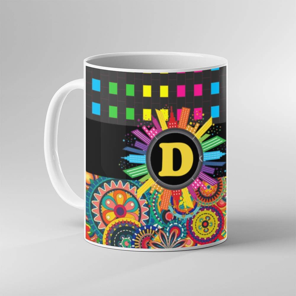     			Keviv - Multi Color Ceramic Coffee Mug ( Pack of 1 )