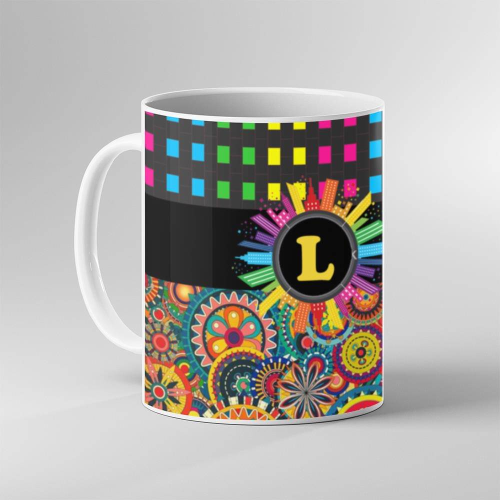     			Keviv - Multi Color Ceramic Coffee Mug ( Pack of 1 )