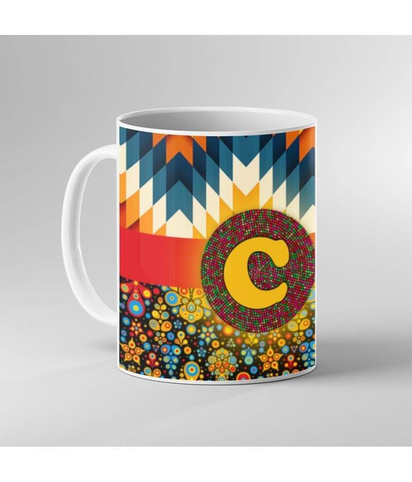     			Keviv - Multi Color Ceramic Coffee Mug ( Pack of 1 )
