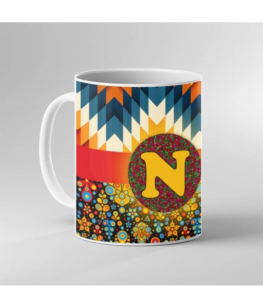     			Keviv - Multi Color Ceramic Coffee Mug ( Pack of 1 )