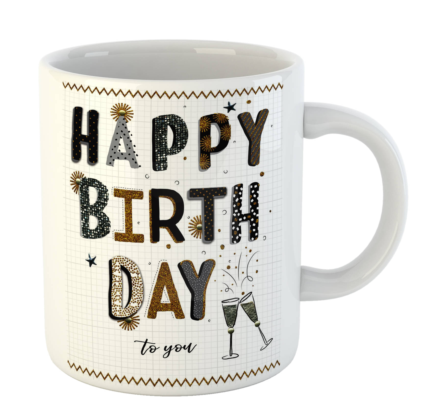     			Keviv - Multi Color Ceramic Coffee Mug ( Pack of 1 )