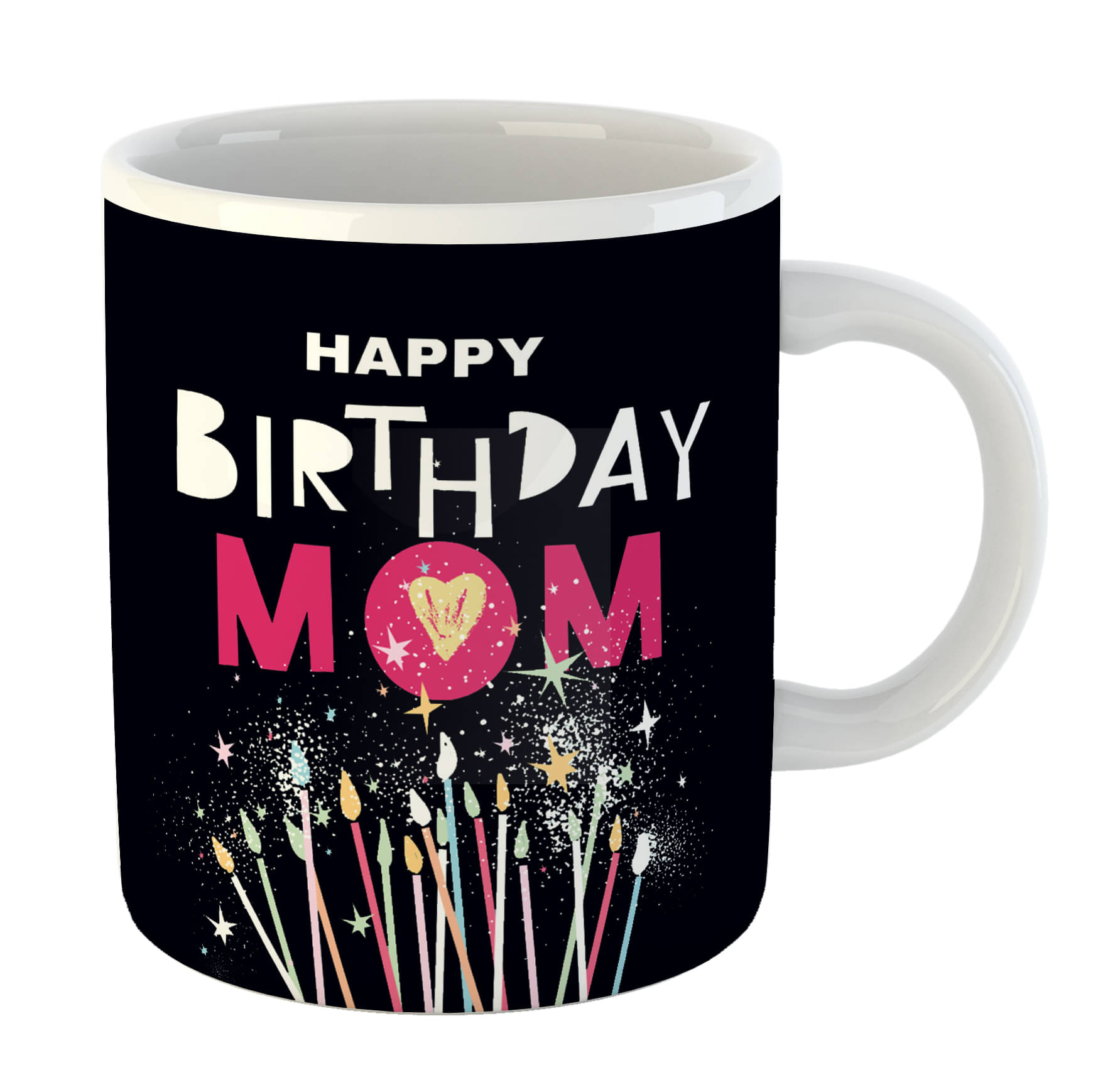     			Keviv - Multi Color Ceramic Coffee Mug ( Pack of 1 )
