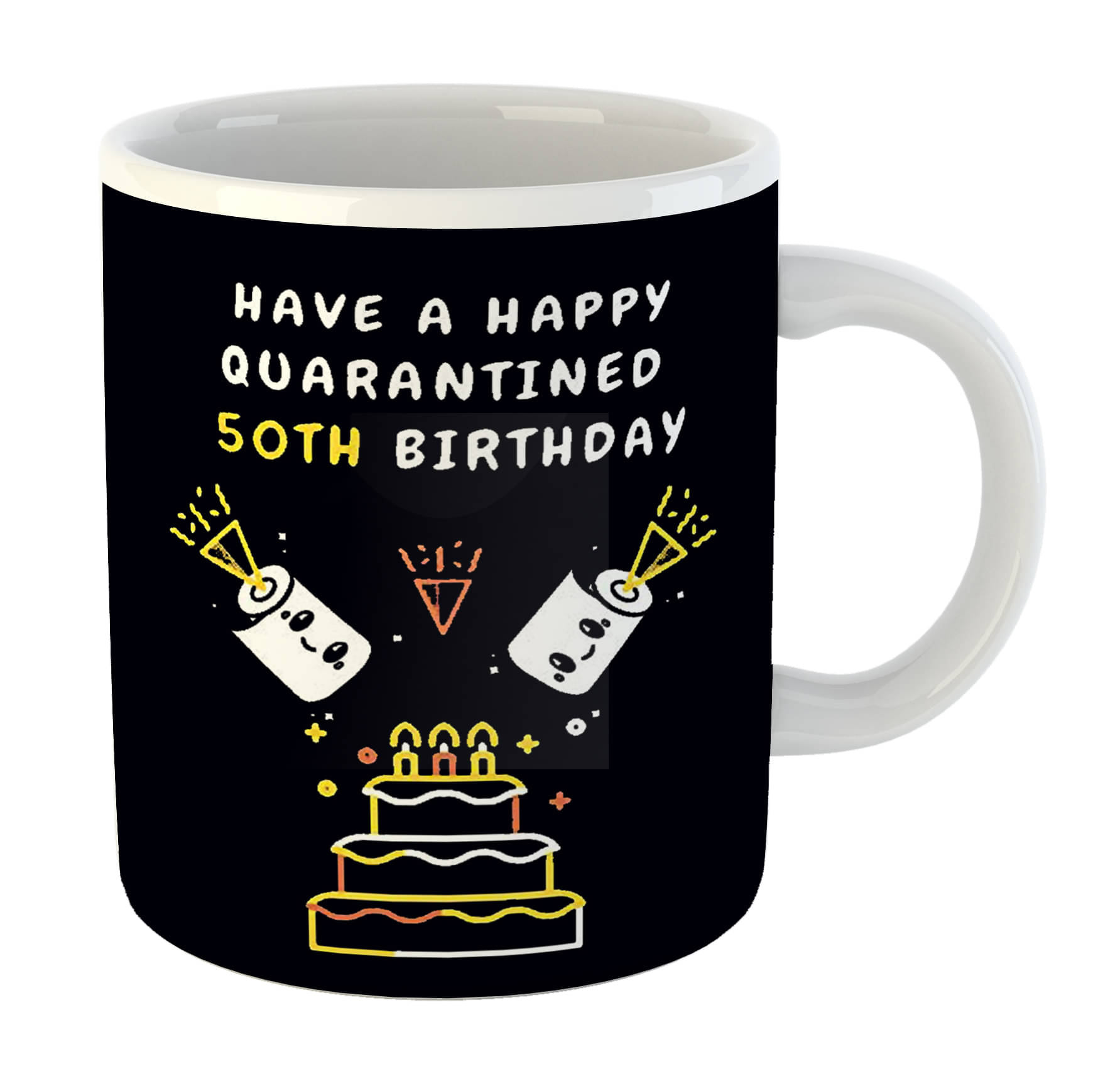     			Keviv - Multi Color Ceramic Coffee Mug ( Pack of 1 )