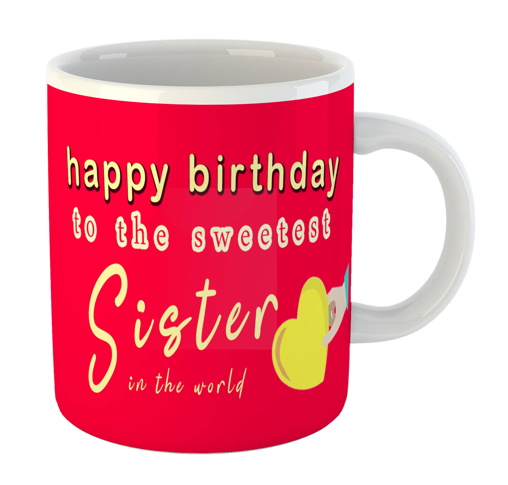     			Keviv - Multi Color Ceramic Coffee Mug ( Pack of 1 )