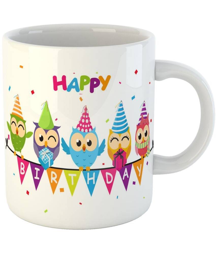     			Keviv - Multi Color Ceramic Coffee Mug ( Pack of 1 )