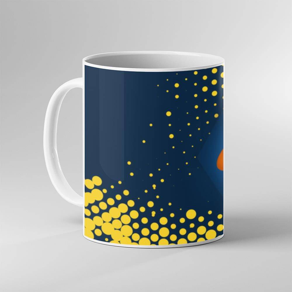     			Keviv - Multi Color Ceramic Coffee Mug ( Pack of 1 )