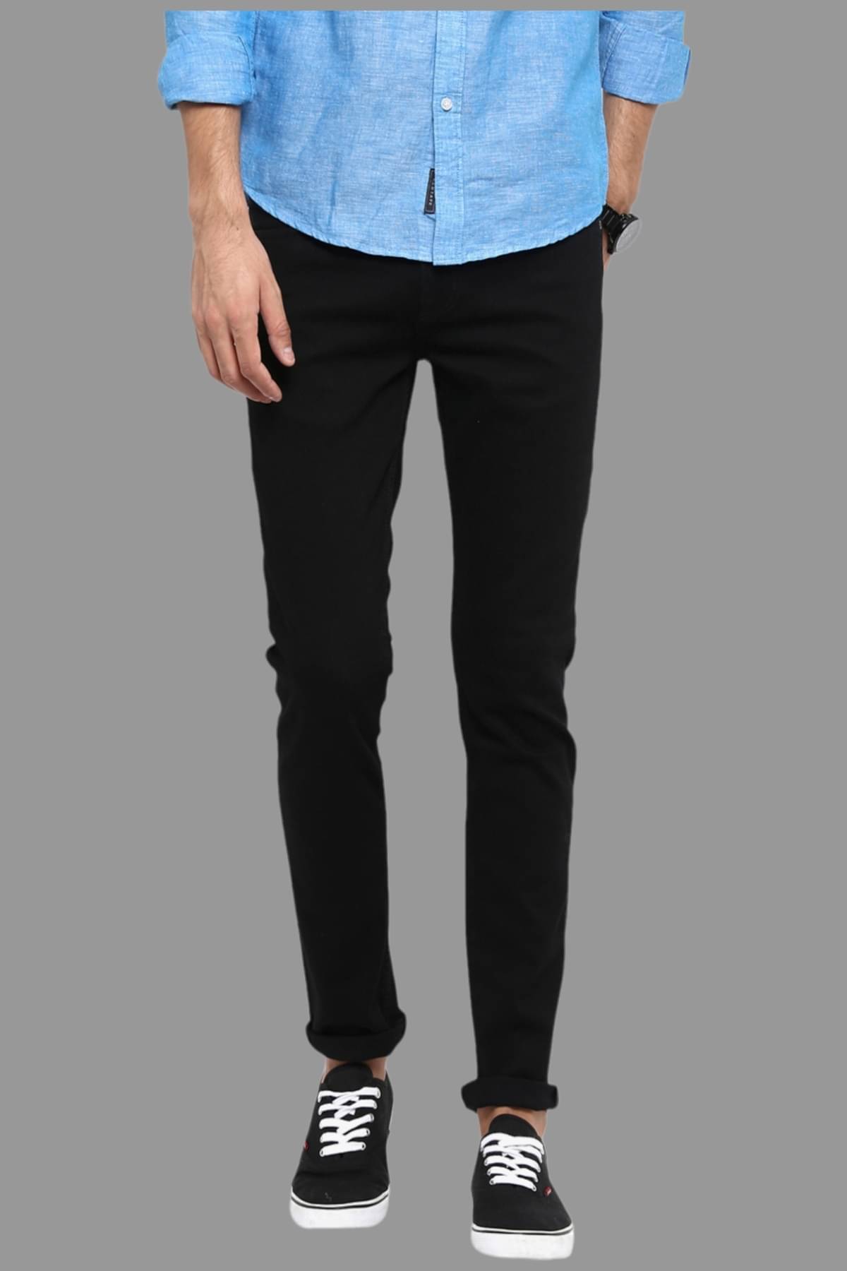 Lawson - Black Denim Skinny Fit Men's Jeans ( Pack of 1 ) Lawson - Black Denim Skinny Fit Men's Jeans ( Pack of 1 )