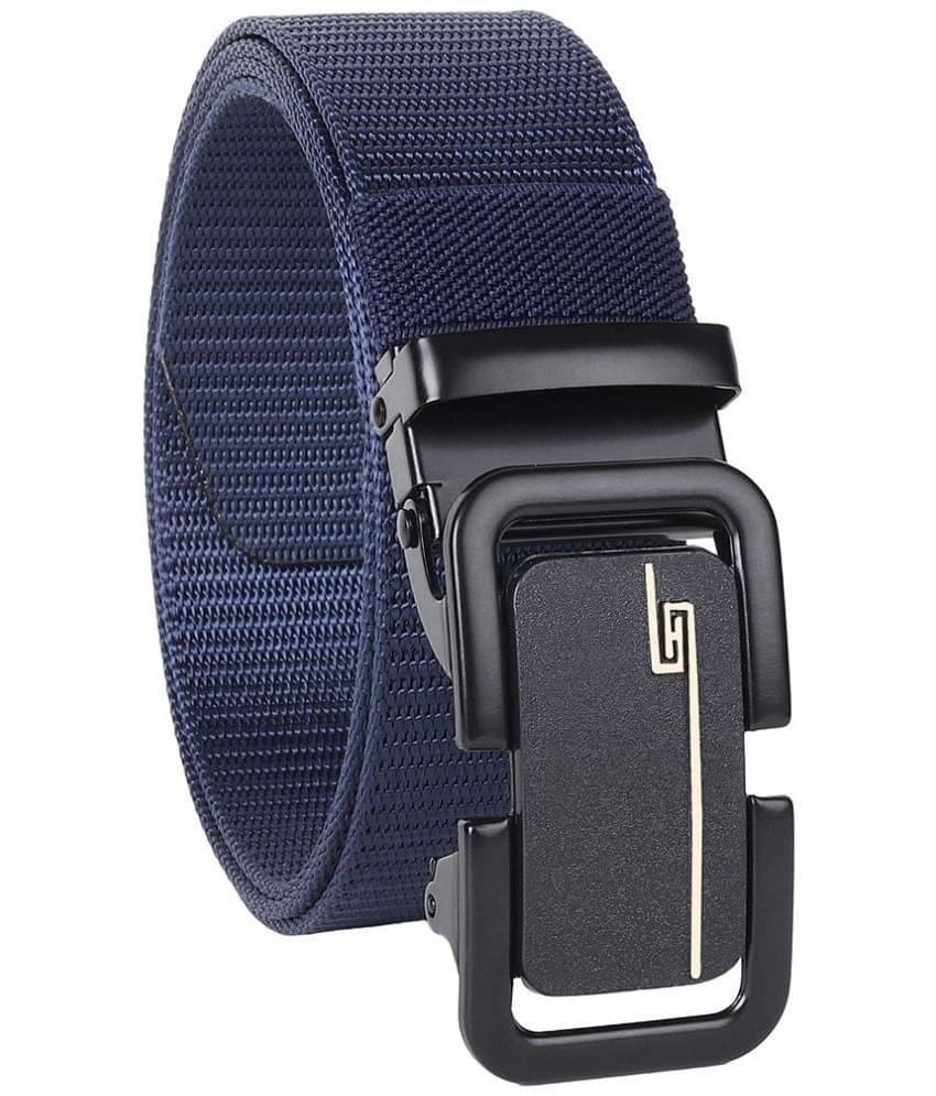 Loopa - Blue Nylon Men's Casual Belt ( Pack of 1 ) Loopa - Blue Nylon Men's Casual Belt ( Pack of 1 )
