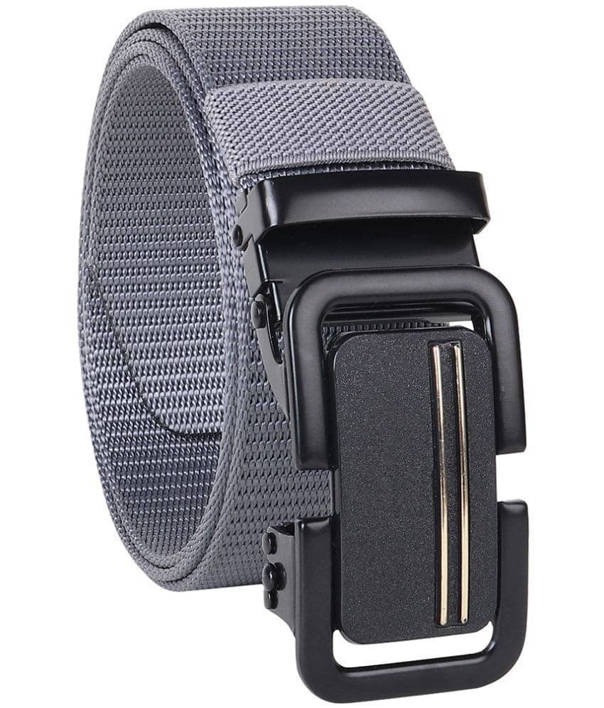 Loopa - Gray Nylon Men's Casual Belt ( Pack of 1 )     			Loopa - Gray Nylon Men's Casual Belt ( Pack of 1 )