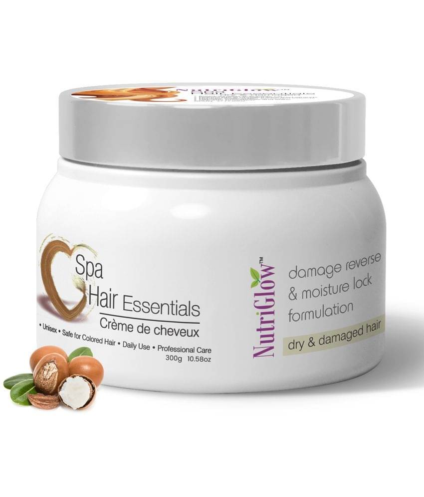 NutriGlow Hair Spa Cream with Damage Reverse & Moisture Lock Formulation for Dry & Damaged Hair - 300gm NutriGlow Hair Spa Cream with Damage Reverse & Moisture Lock Formulation for Dry & Damaged Hair - 300gm