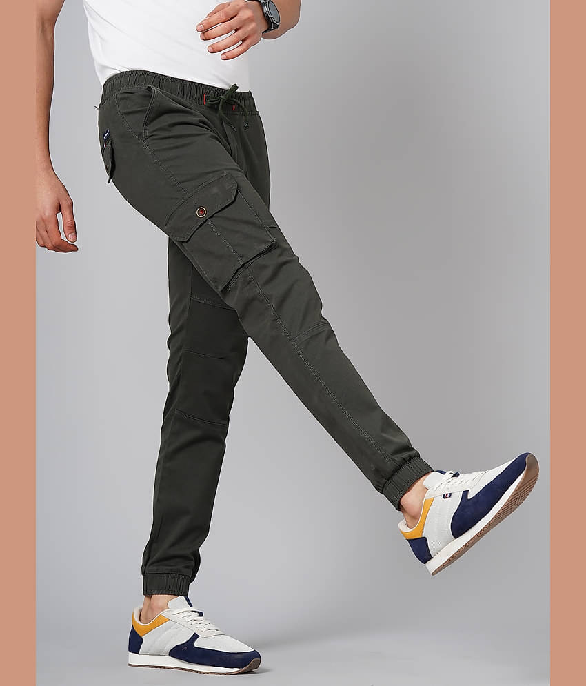 Paul Street - Blue Cotton Slim - Fit Men's Cargos ( Pack of 1 )