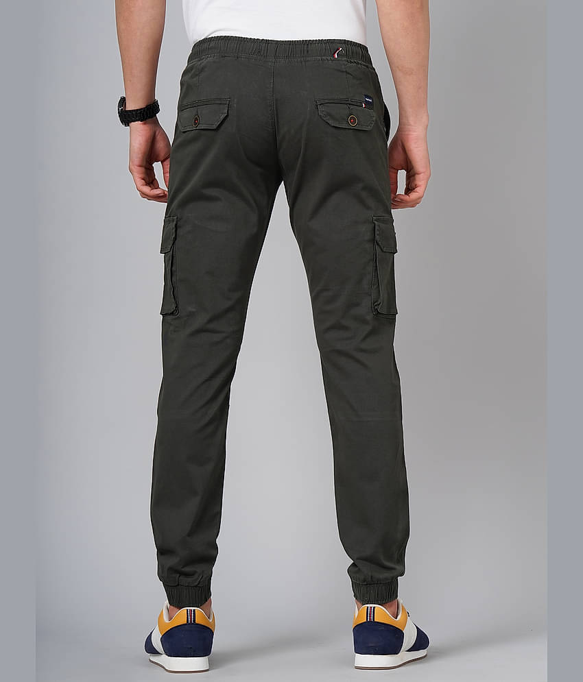 Paul Street - Blue Cotton Slim - Fit Men's Cargos ( Pack of 1 )