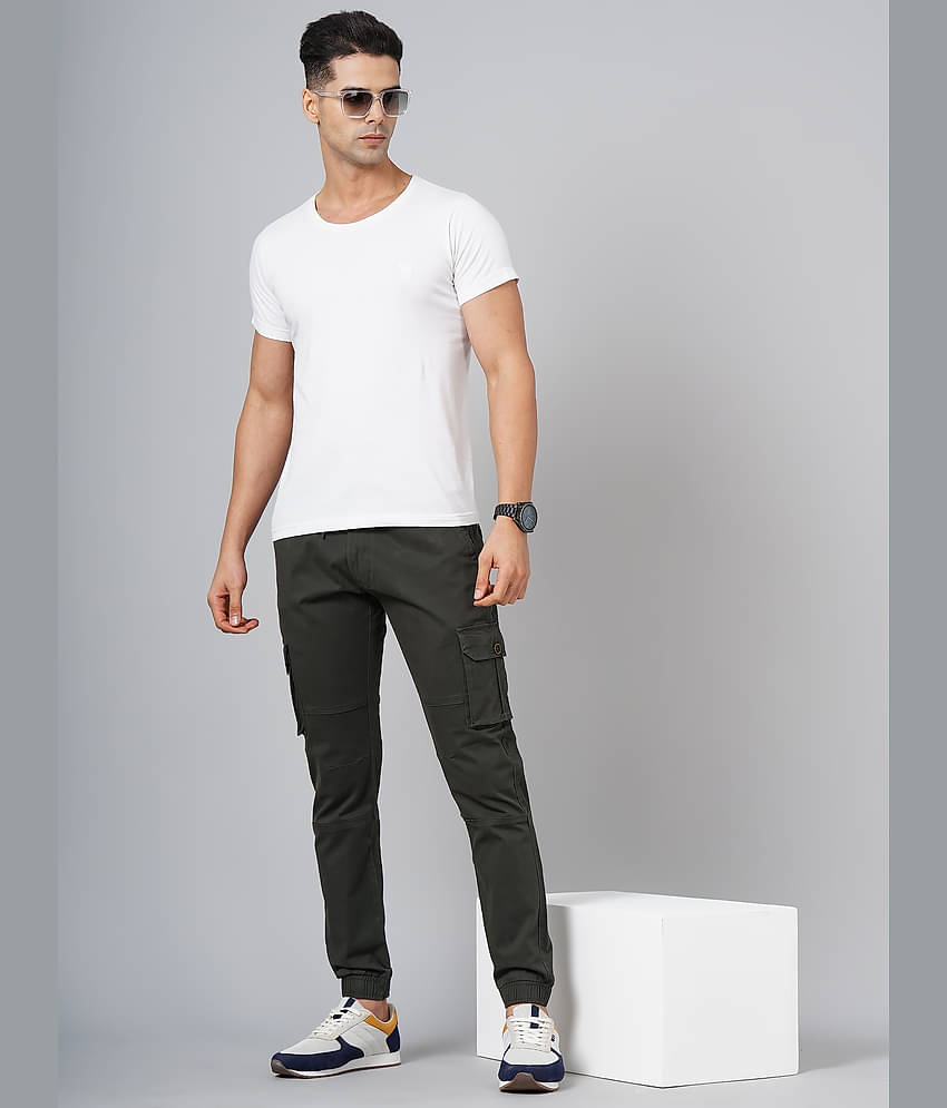 Paul Street - Blue Cotton Slim - Fit Men's Cargos ( Pack of 1 )