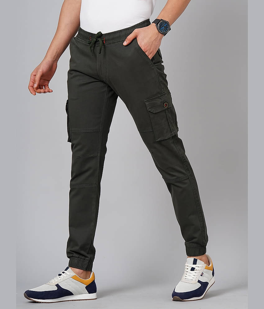 Paul Street - Blue Cotton Slim - Fit Men's Cargos ( Pack of 1 )