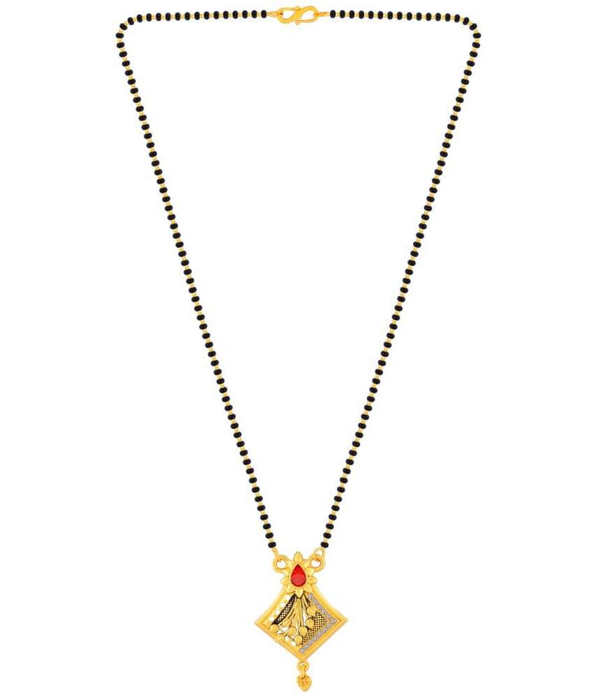 Silver Shine - Golden Mangalsutra ( Pack of 1 ) Silver Shine - Golden Mangalsutra ( Pack of 1 )