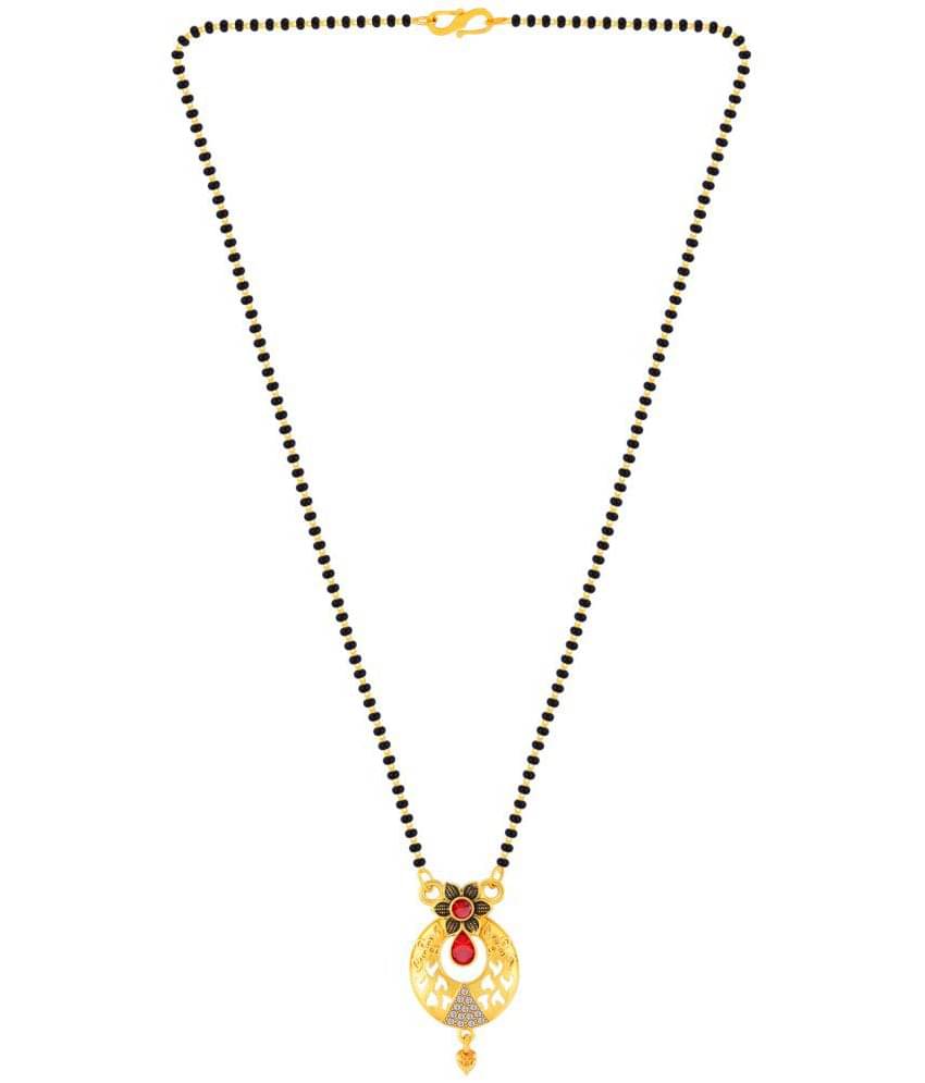 Silver Shine - Golden Mangalsutra ( Pack of 1 ) Silver Shine - Golden Mangalsutra ( Pack of 1 )