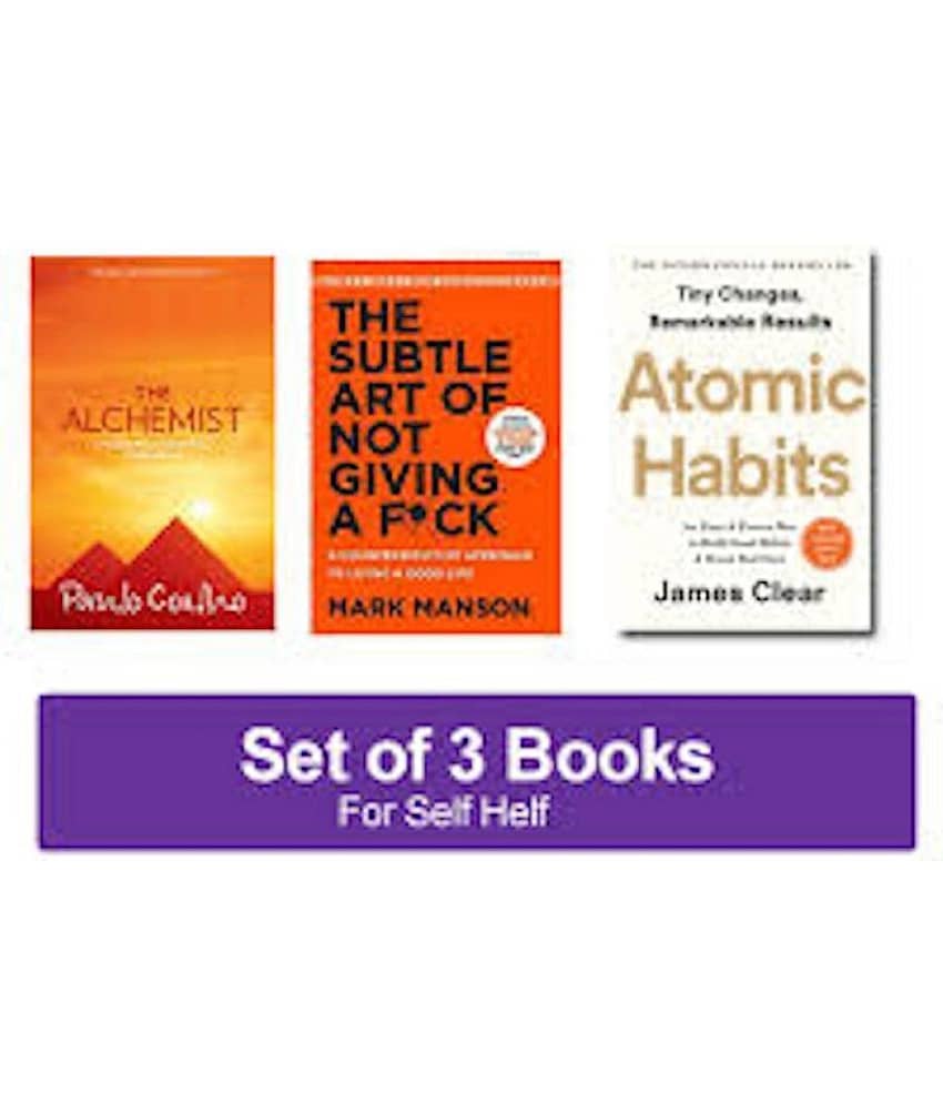 The Alchemist + TheSubtle Art + Atomic Habits - Stationery | Buy online on ZillyBuy