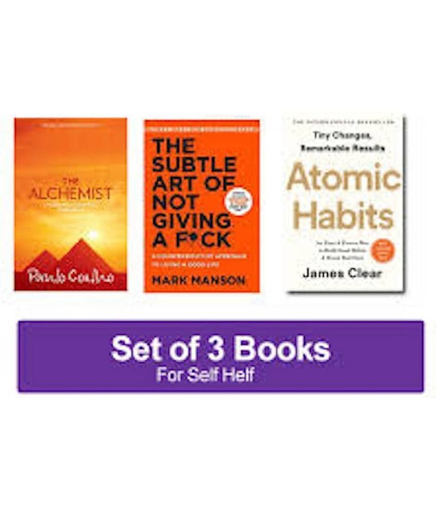 The Alchemist + TheSubtle Art + Atomic Habits - Stationery | Buy online on ZillyBuy